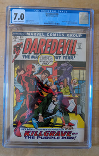Daredevil #88 (1972 Marvel) CGC 7.0 Origin of Black Widow, Purple Man App (CG01)