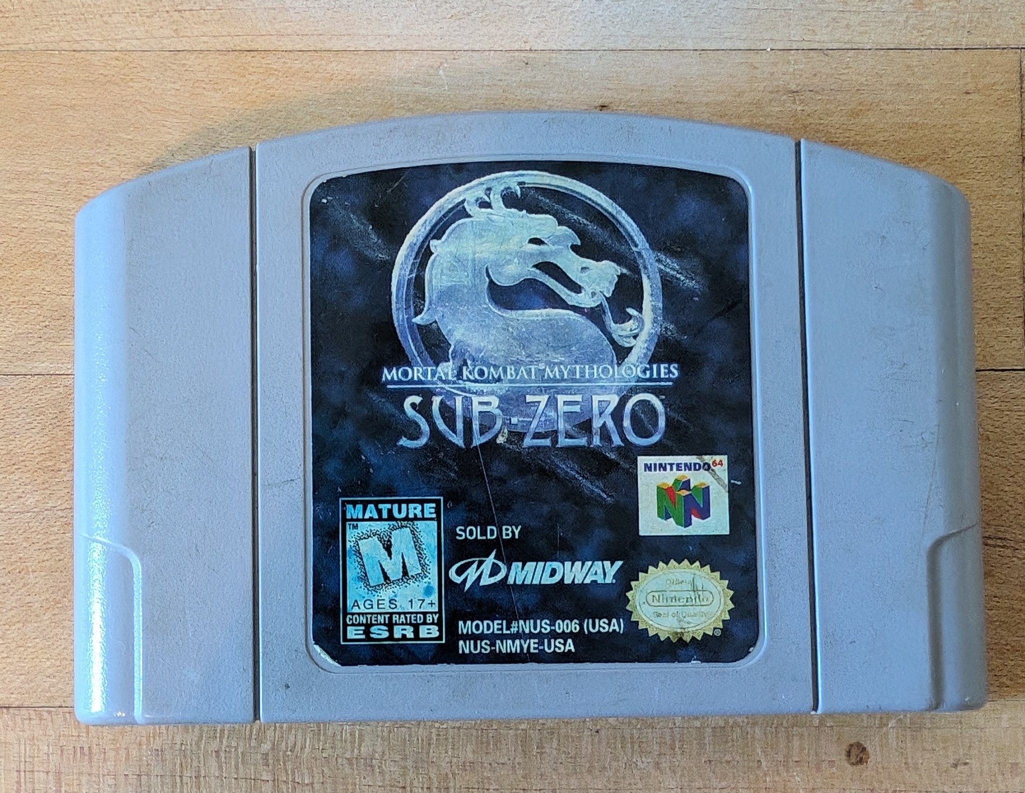 Mortal Kombat Mythologies: Sub-Zero (Nintendo N64) TESTED (G002)