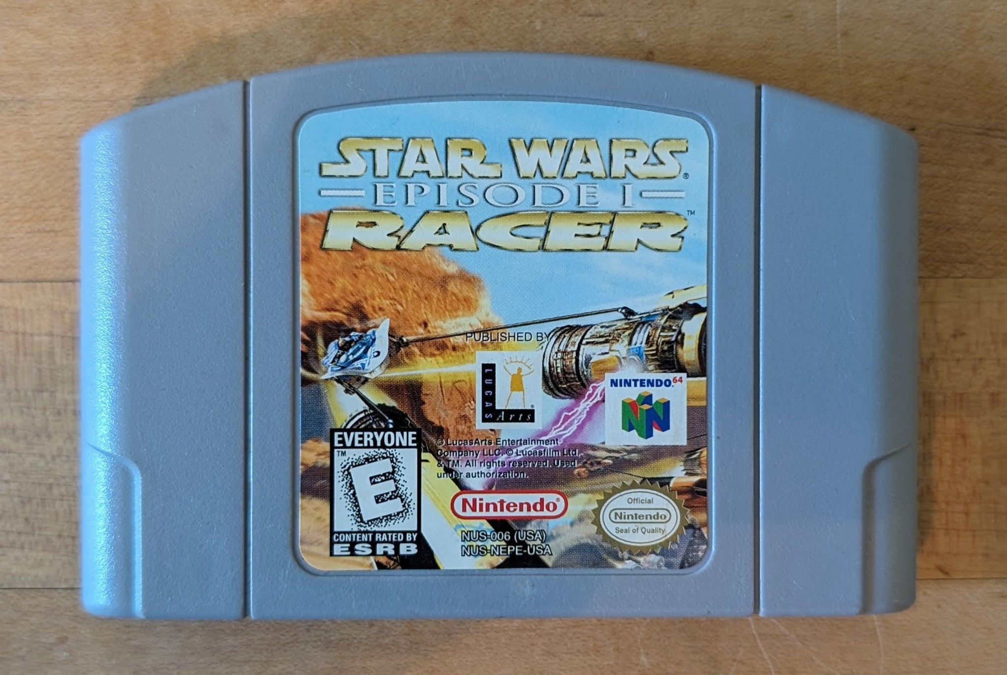 Star Wars Shadows of the Empire & Episode 1 Racer (Nintendo N64) TESTED (G002)