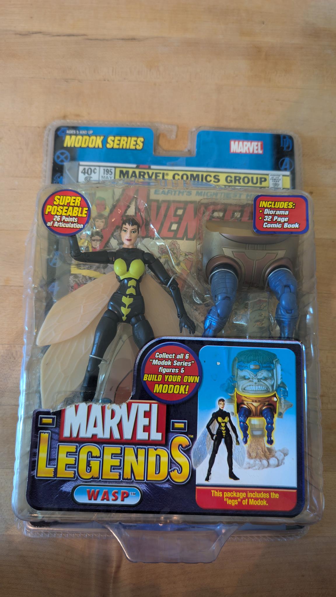 ToyBiz Marvel Legends MODOK series Wasp Action Figure (TB001)