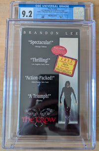The Crow VHS CGC 9.2 A+ Seal  (CL002)