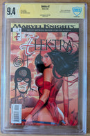 Elektra #2 CBCS SS 9.4 Greg Horn with Bullseye Remark!   (CL002)