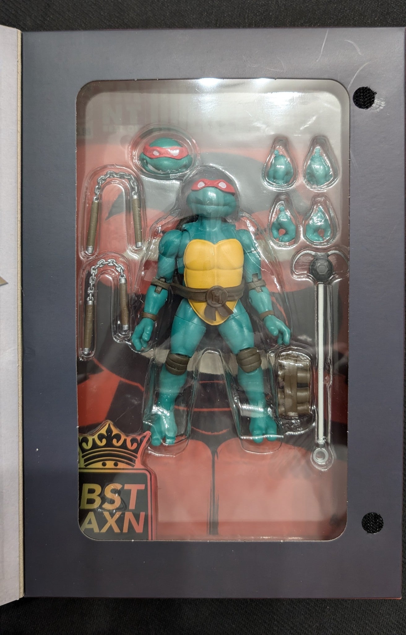 BST AXN TMNT Michelangelo Comic Book + Action Figure 2021 NIB (TY001)