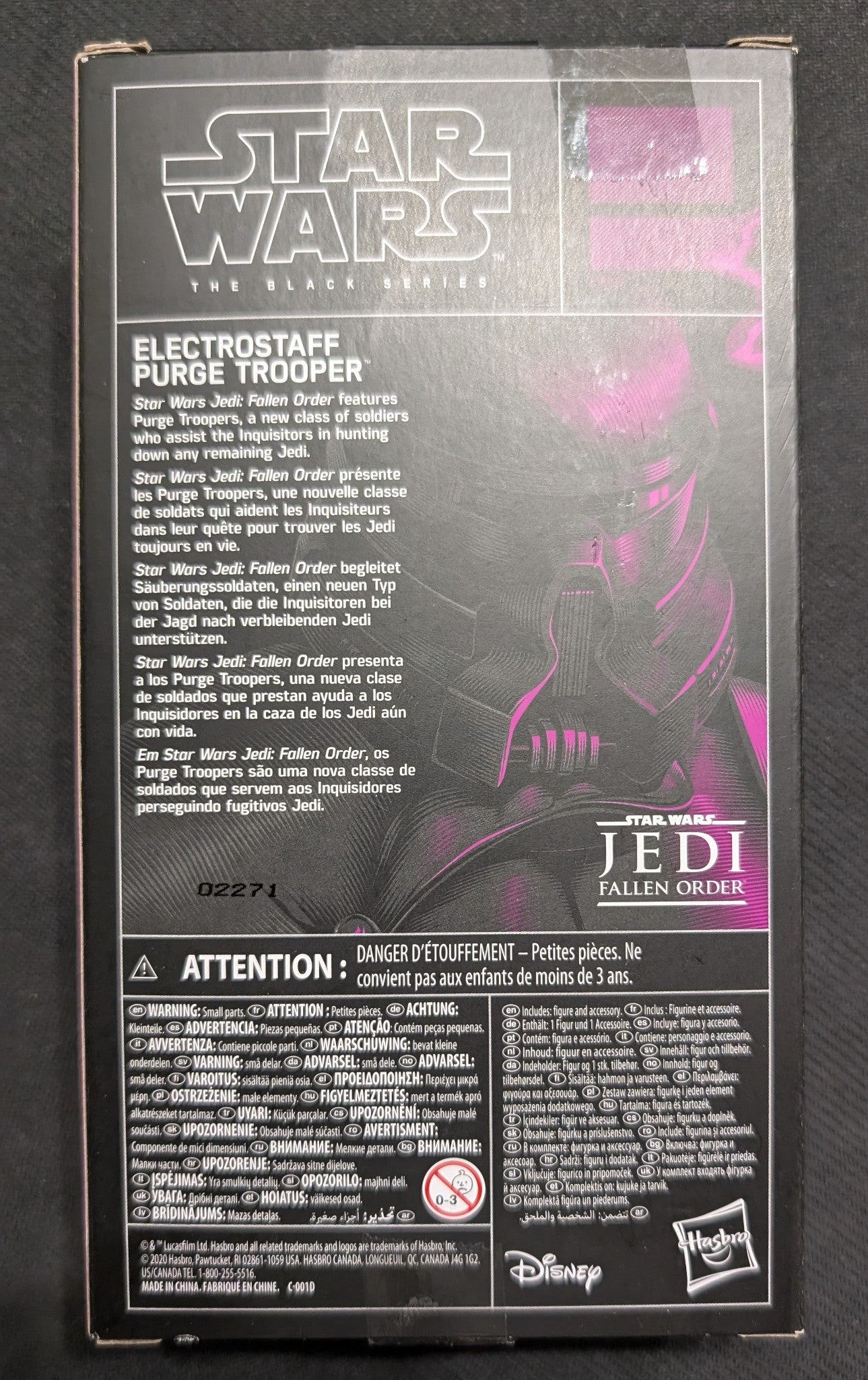 Star Wars The Black Series Electrostaff Purgetrooper NIB (TY001)