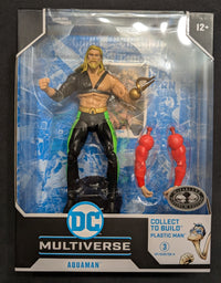 Mcfarlane Dc Multiverse JLA Aquaman Platinum Ed. Plastic Man BAF (TY001)