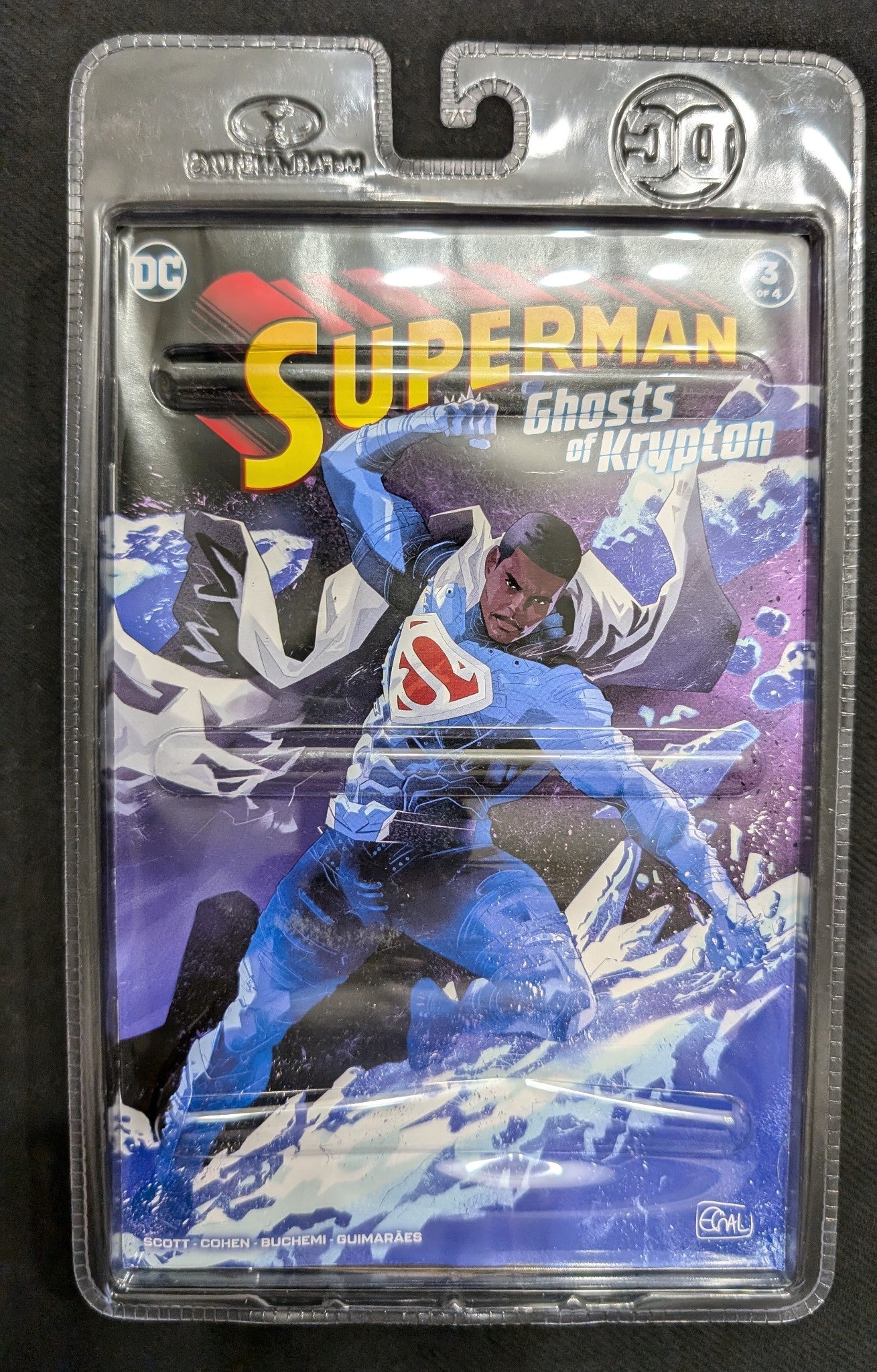 Mcfarlane DC Direct Page Punchers Earth-2 Superman Platinum Edition  (TY001)