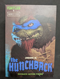 NECA TMNT X UNIVERSAL MONSTERS LEONARDO AS HUNCHBACK NIB (TY001)