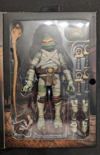 NECA TMNT X UNIVERSAL MONSTERS MICHELANGELO AS THE MUMMY NIB (TY001)