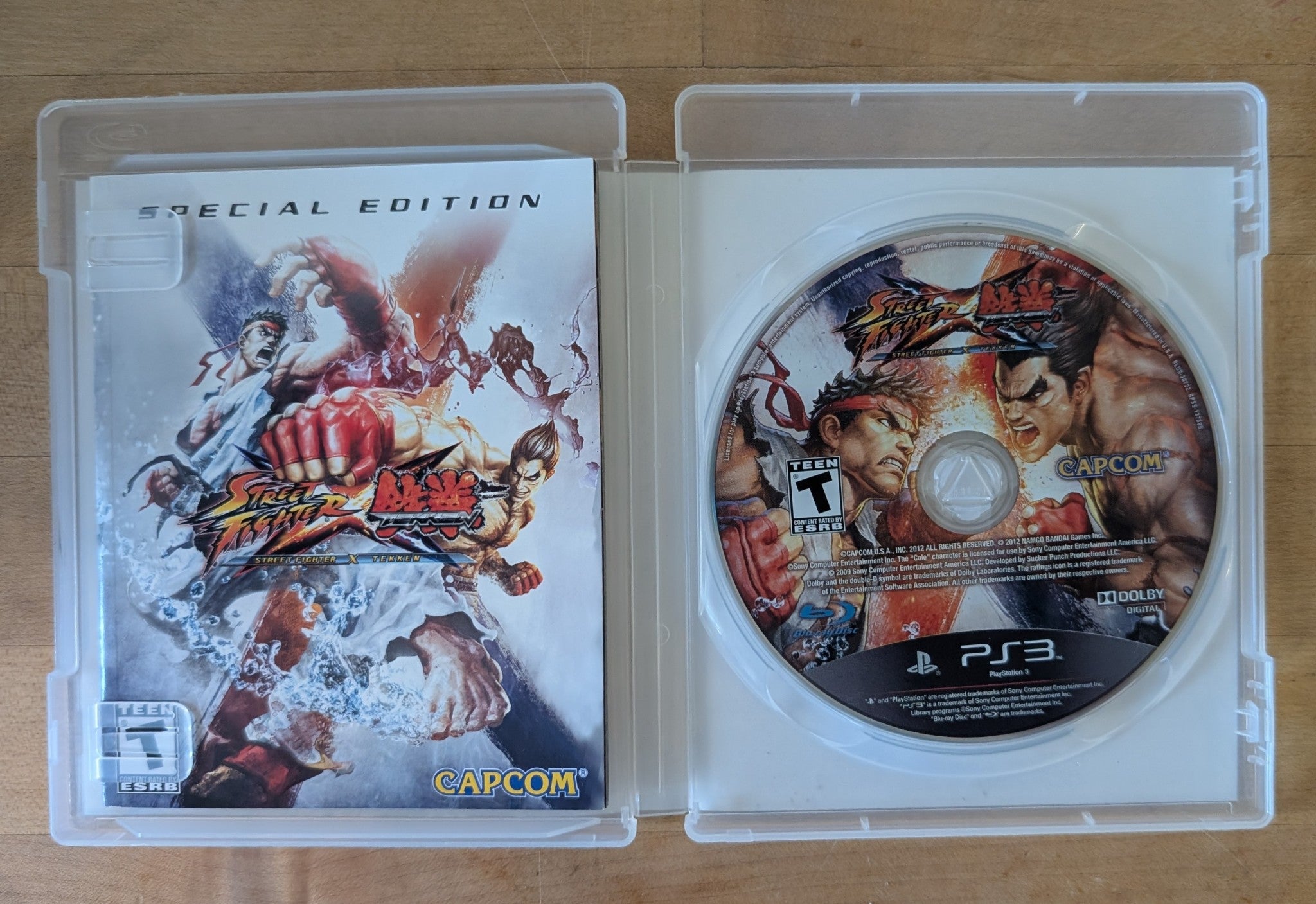 Street Fighter X Tekken  Special Edition (Sony PlayStation 3, 2012) (V055)