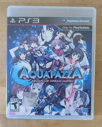 AquaPazza: AquaPlus Dream Match PS3 (Sony PlayStation 3, 2013)(V055)