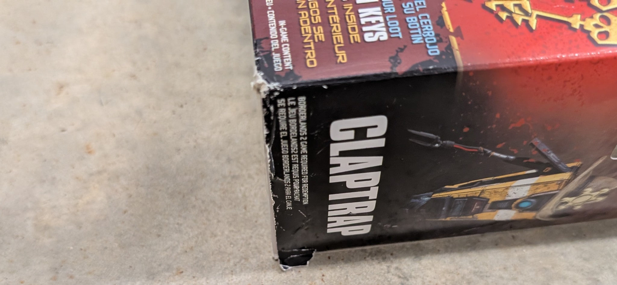 Borderlands McFarlane Toys Claptrap Deluxe Figure Golden Keys Sealed (ty006)