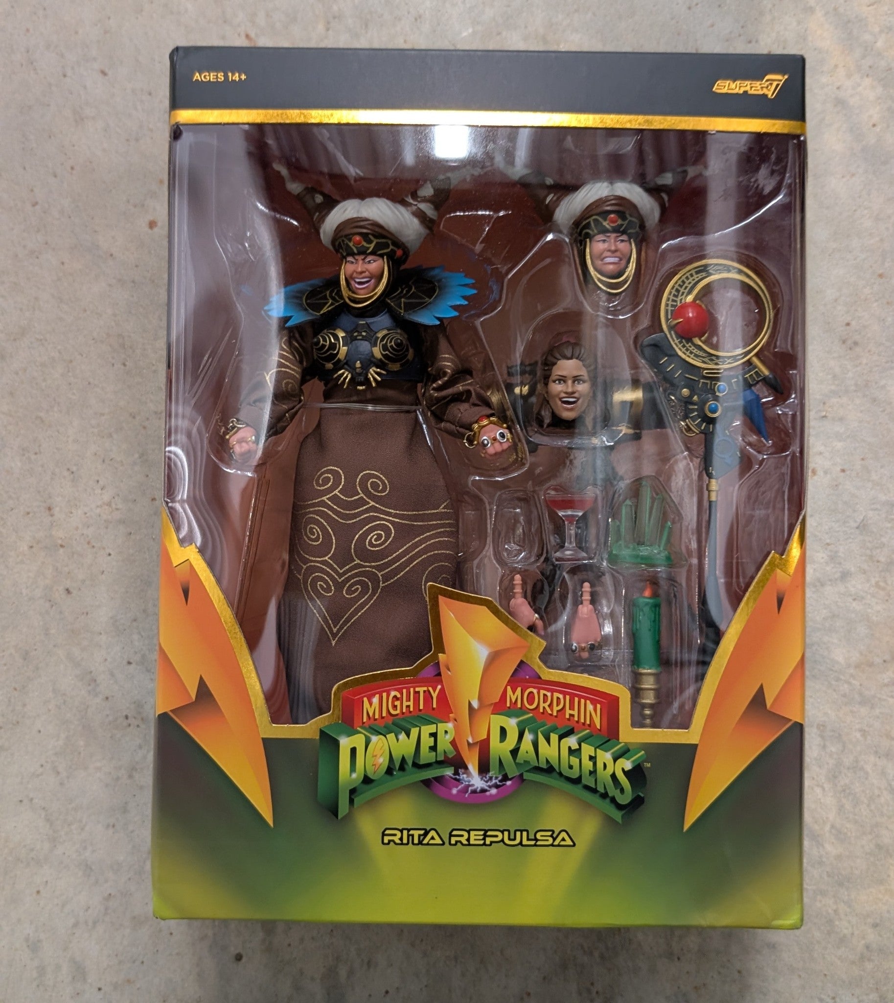 Super 7 Mighty Morphin Power Rangers ULTIMATES Wave 2 RITA REPULSA  (ty006)