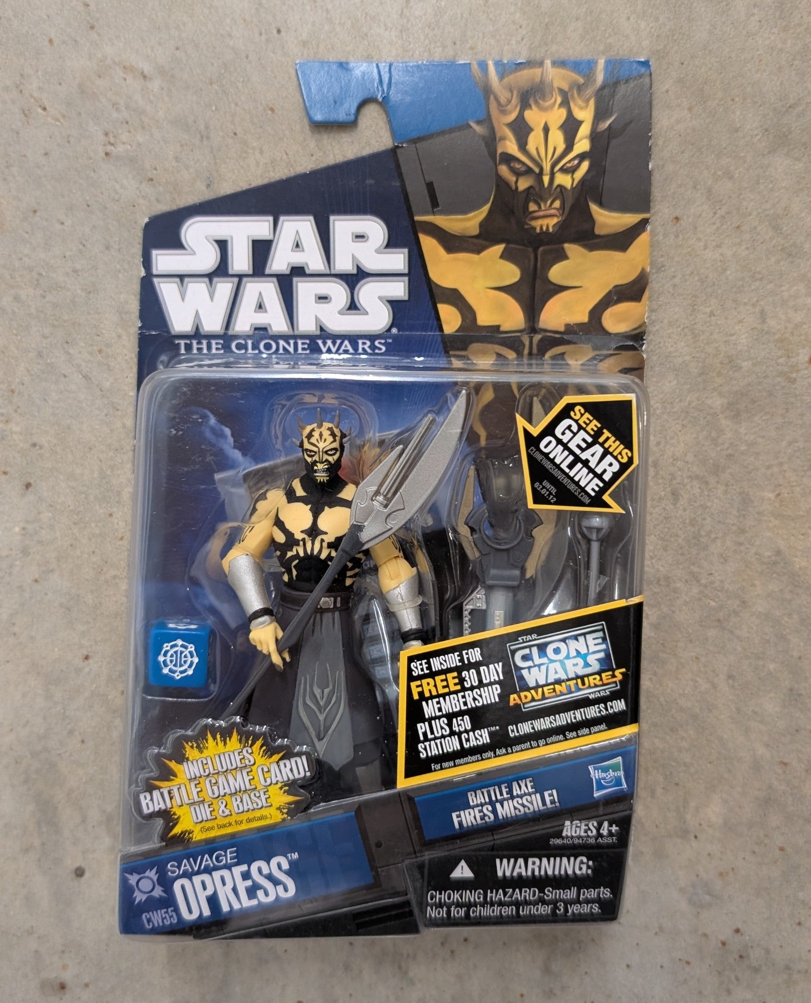STAR WARS THE CLONE WARS SAVAGE OPRESS CW55-2011 (ty006)