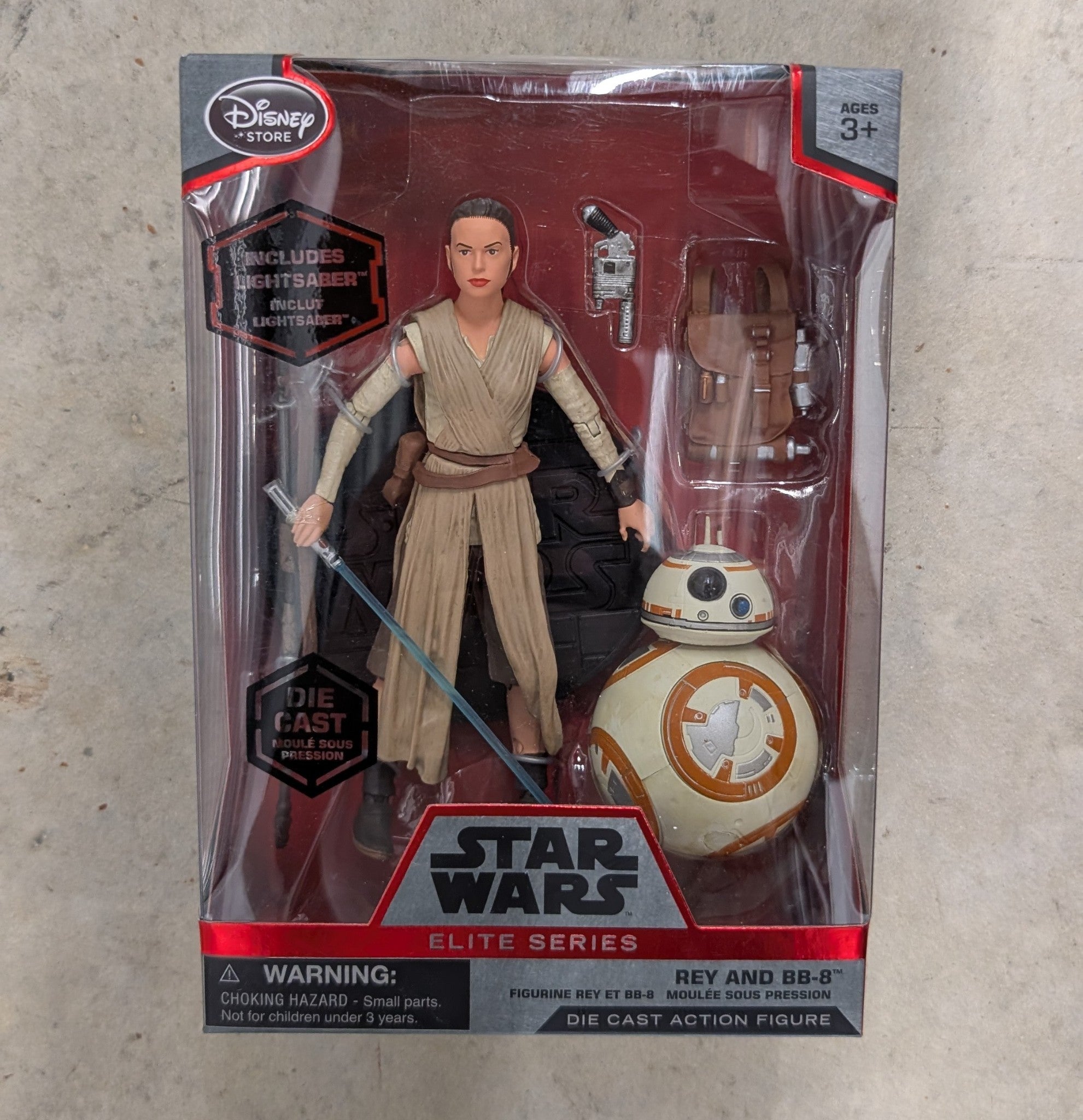 Star Wars Elite Series Die Cast Action Figure Rey and BB-8 (ty006)