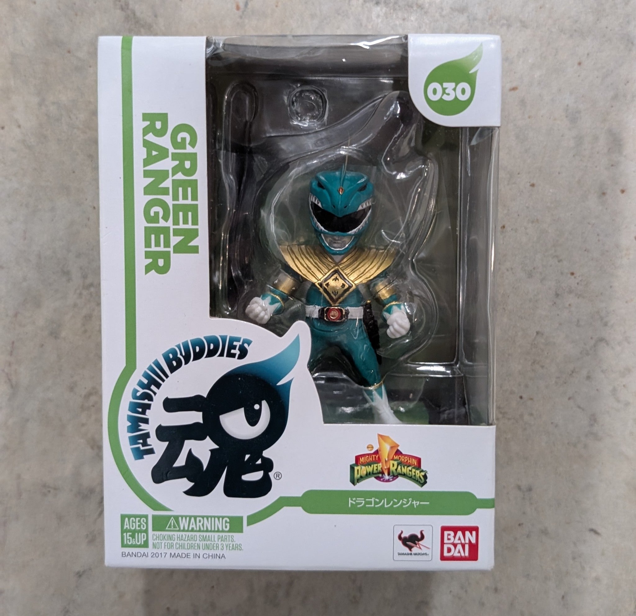 GREEN RANGER #030 Bandai TAMASHII BUDDIES Mighty Morphin Power Rangers (ty006)