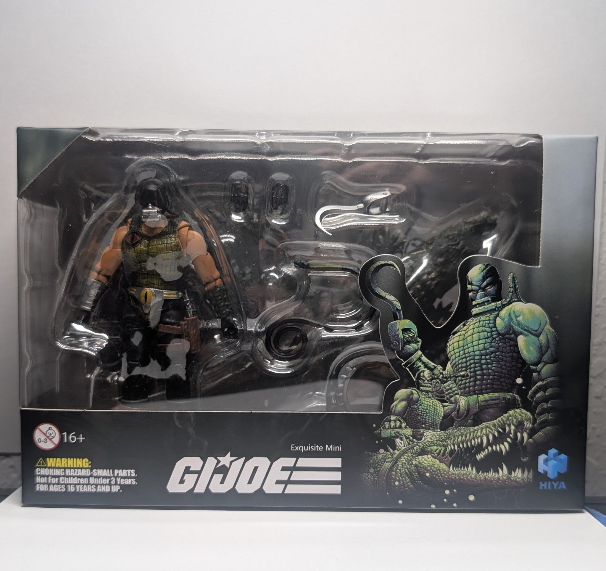 Hiya Toys GI Joe Croc Master Cobra 1/18 Exquisite Mini 4" Action Figure
