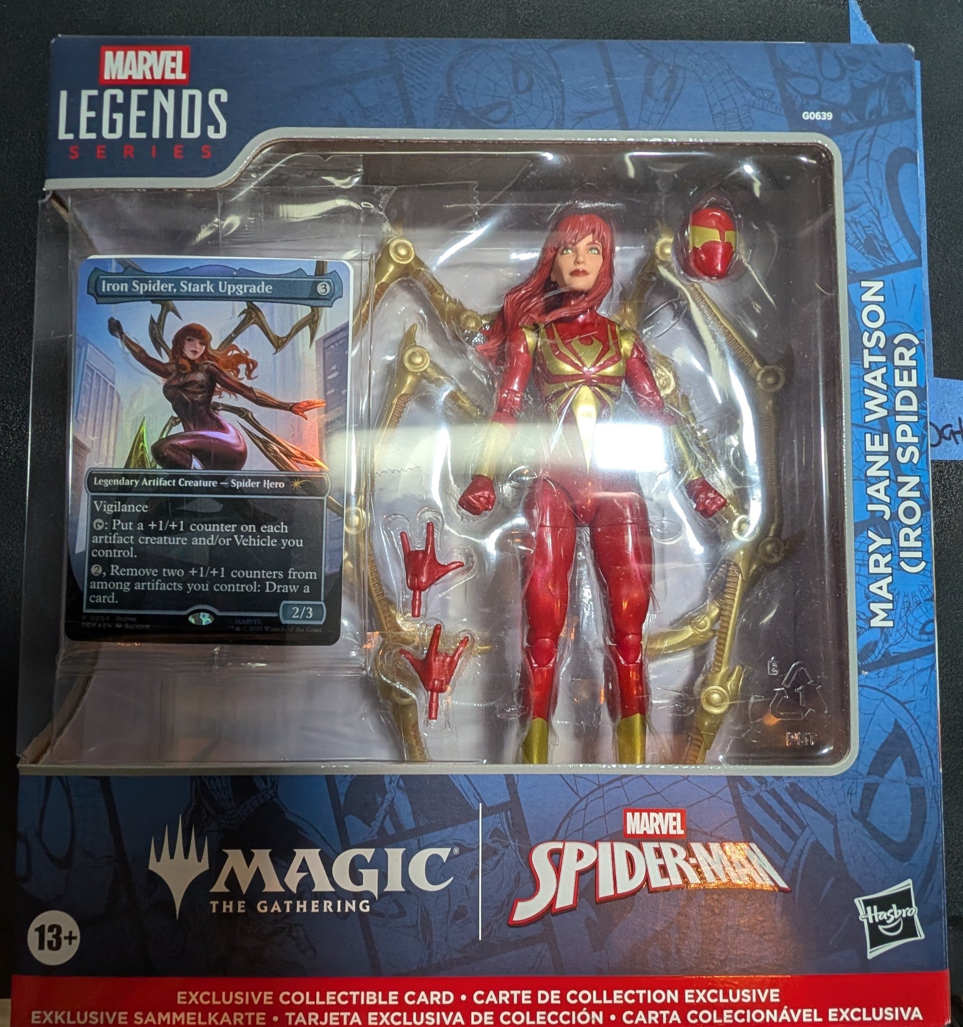 Marvel Legends MTG Mary Jane Watson (IRON SPIDER) W/ Card Sealed (T007)