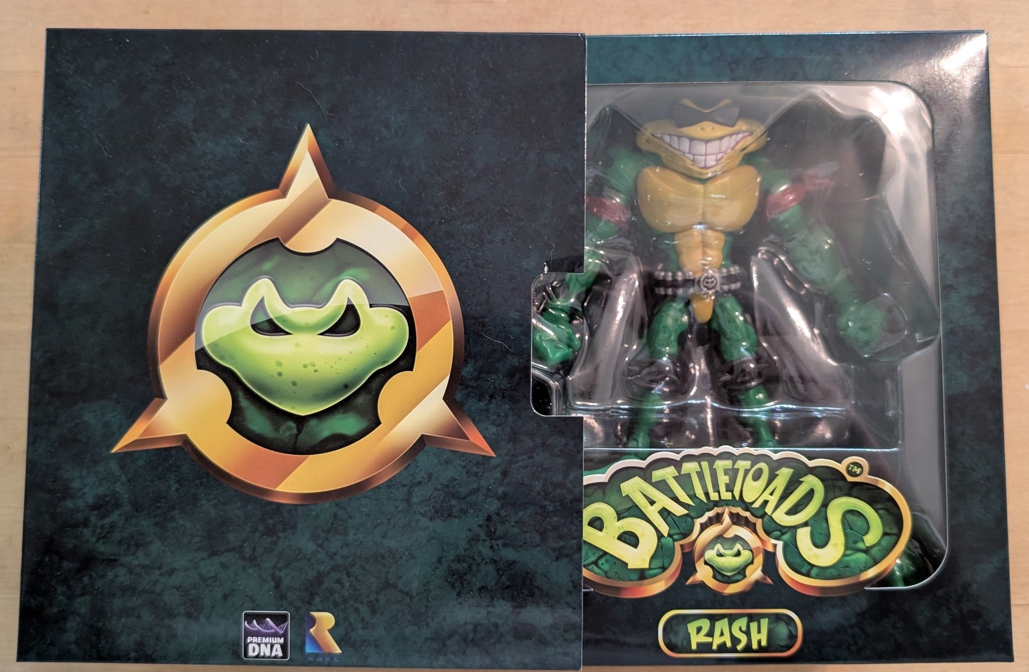 Battletoads Anthology Collection Wave 1 RASH Figure Premium DNA  NIB