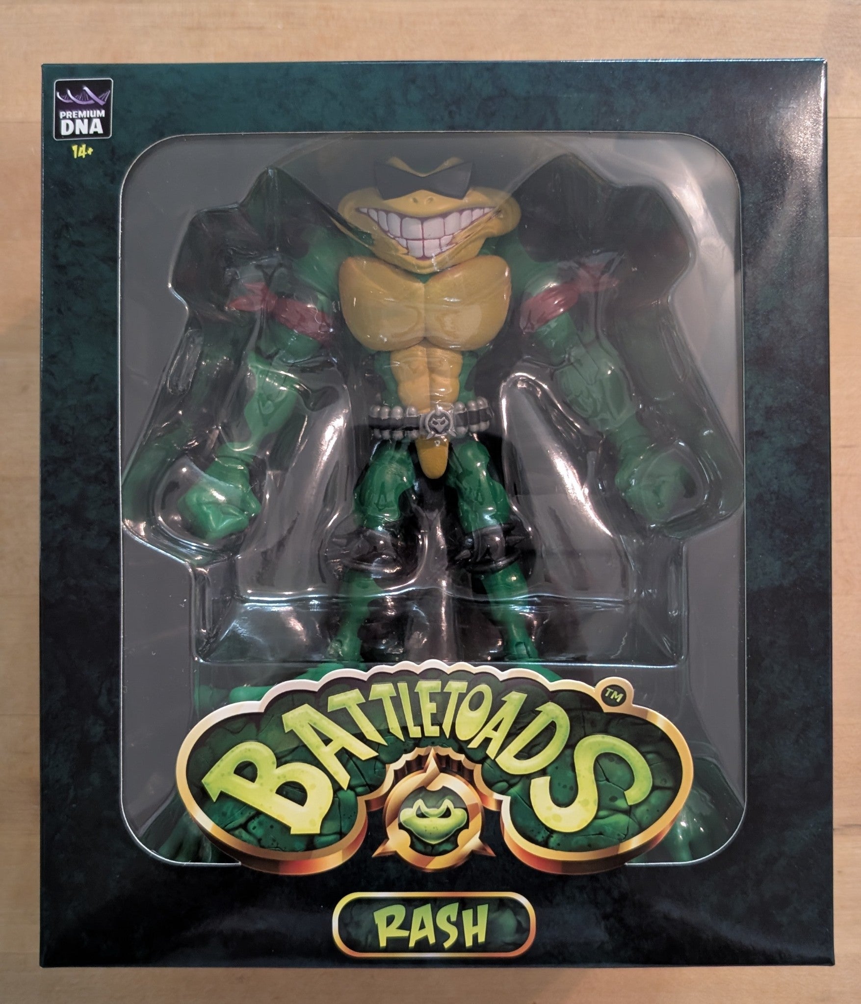 Battletoads Anthology Collection Wave 1 RASH Figure Premium DNA  NIB