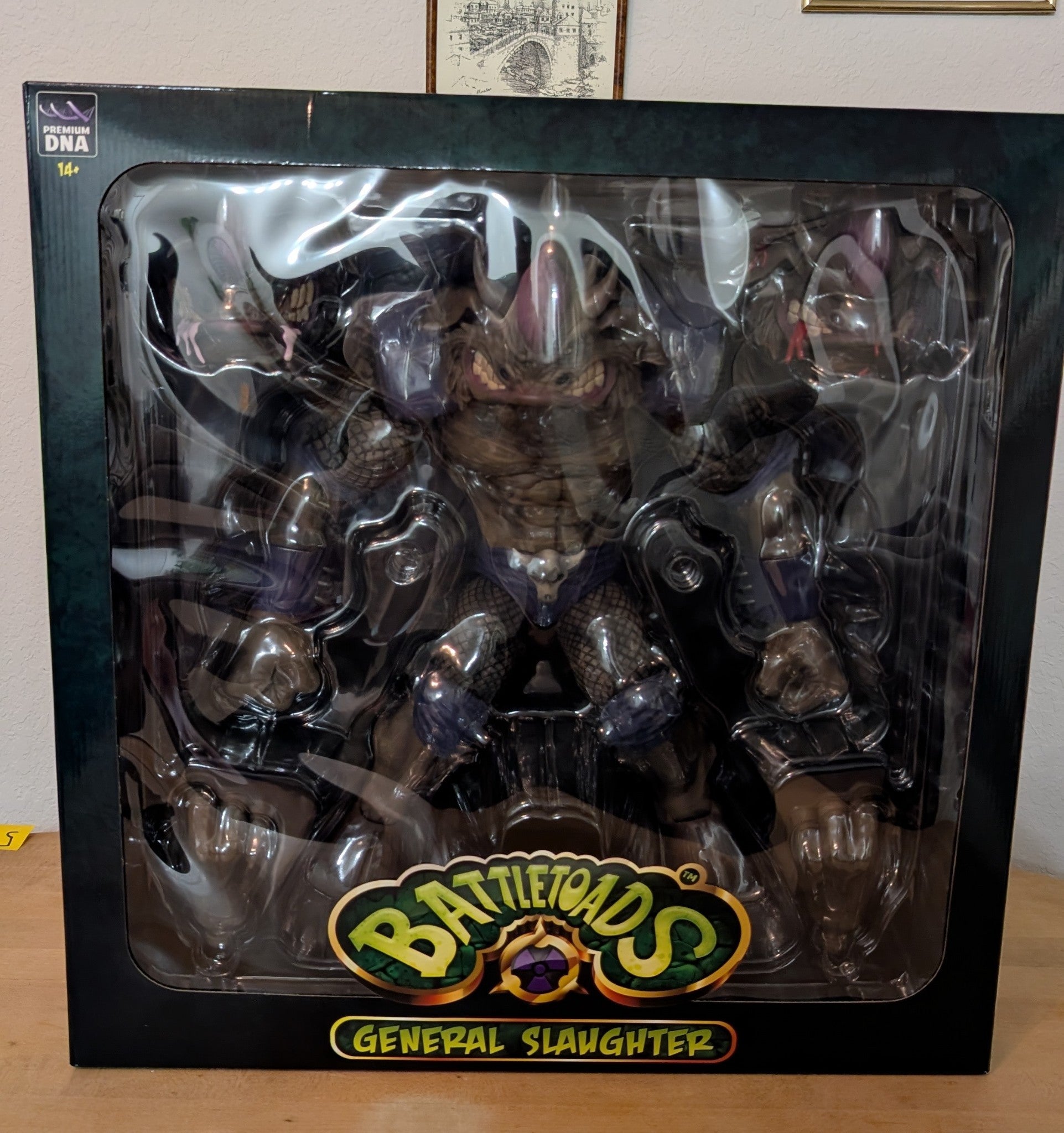 Battletoads Anthology Collection Wave 1 GENERAL SLAUGHTER Figure Premium DNA NIB