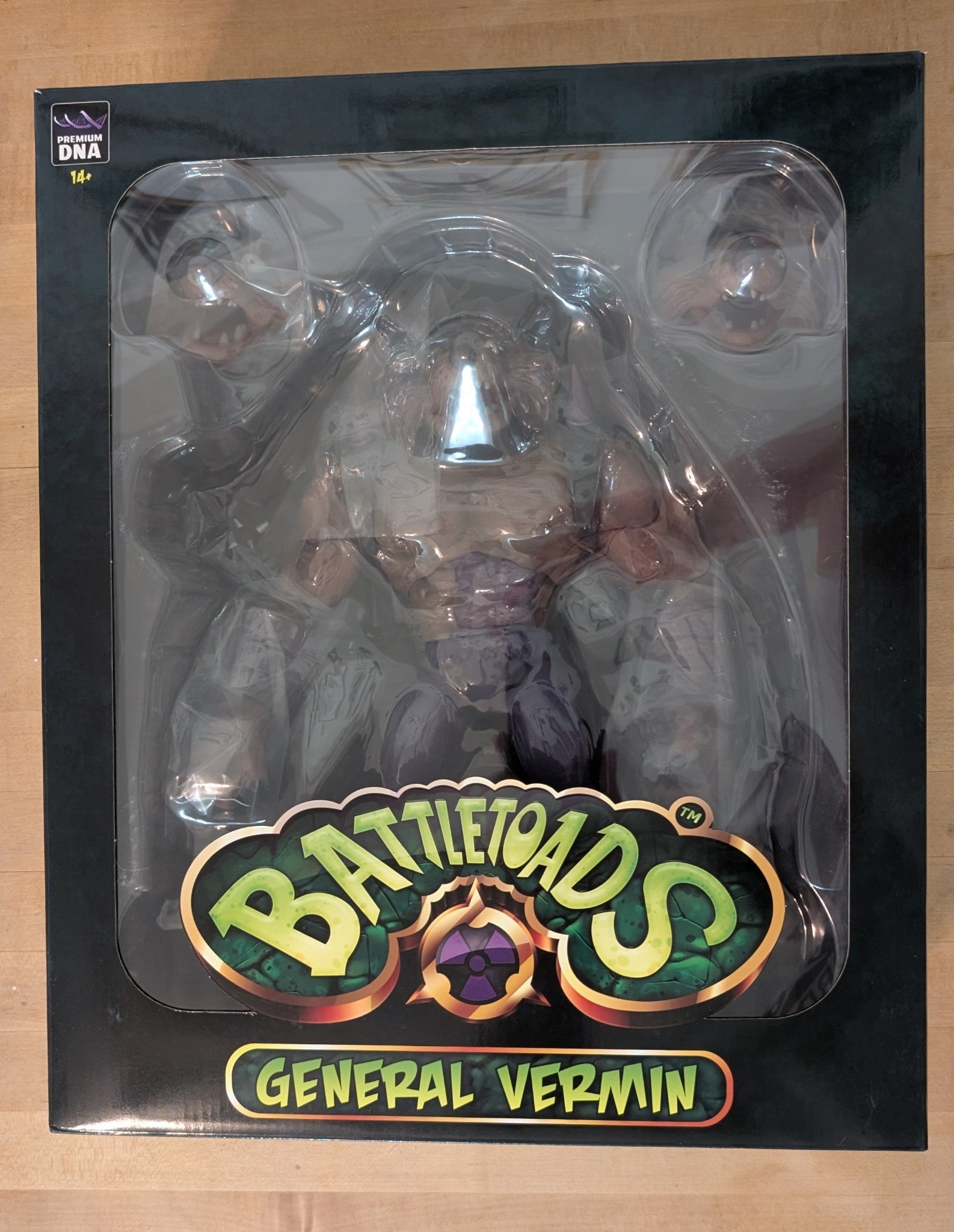 Battletoads Anthology Collection Wave 1 GENERAL VERMIN Figure Premium DNA NIB