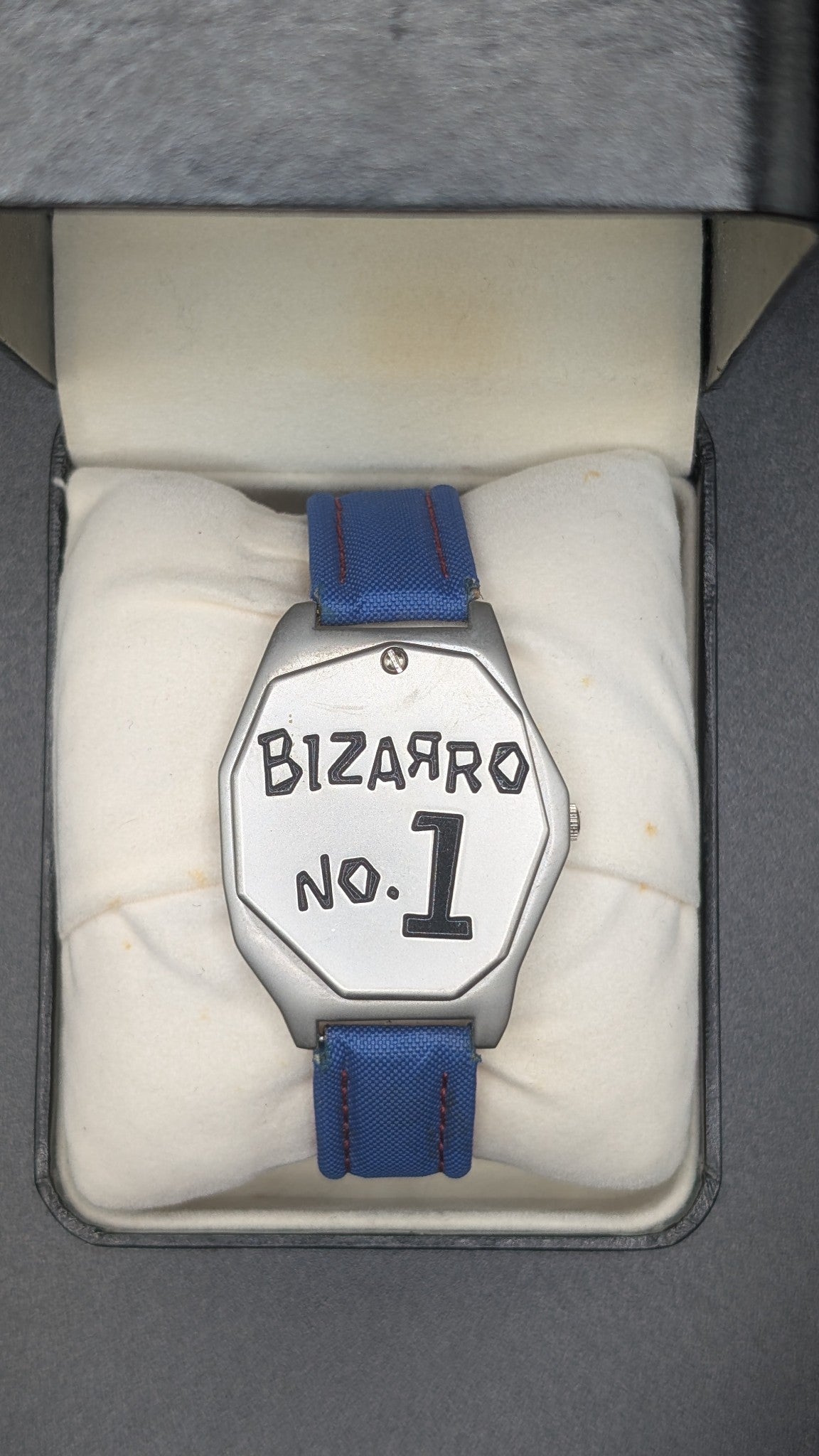Superman Bizarro No 1 Wrist Watch In Original Case (Warner Brothers DC COMICS)