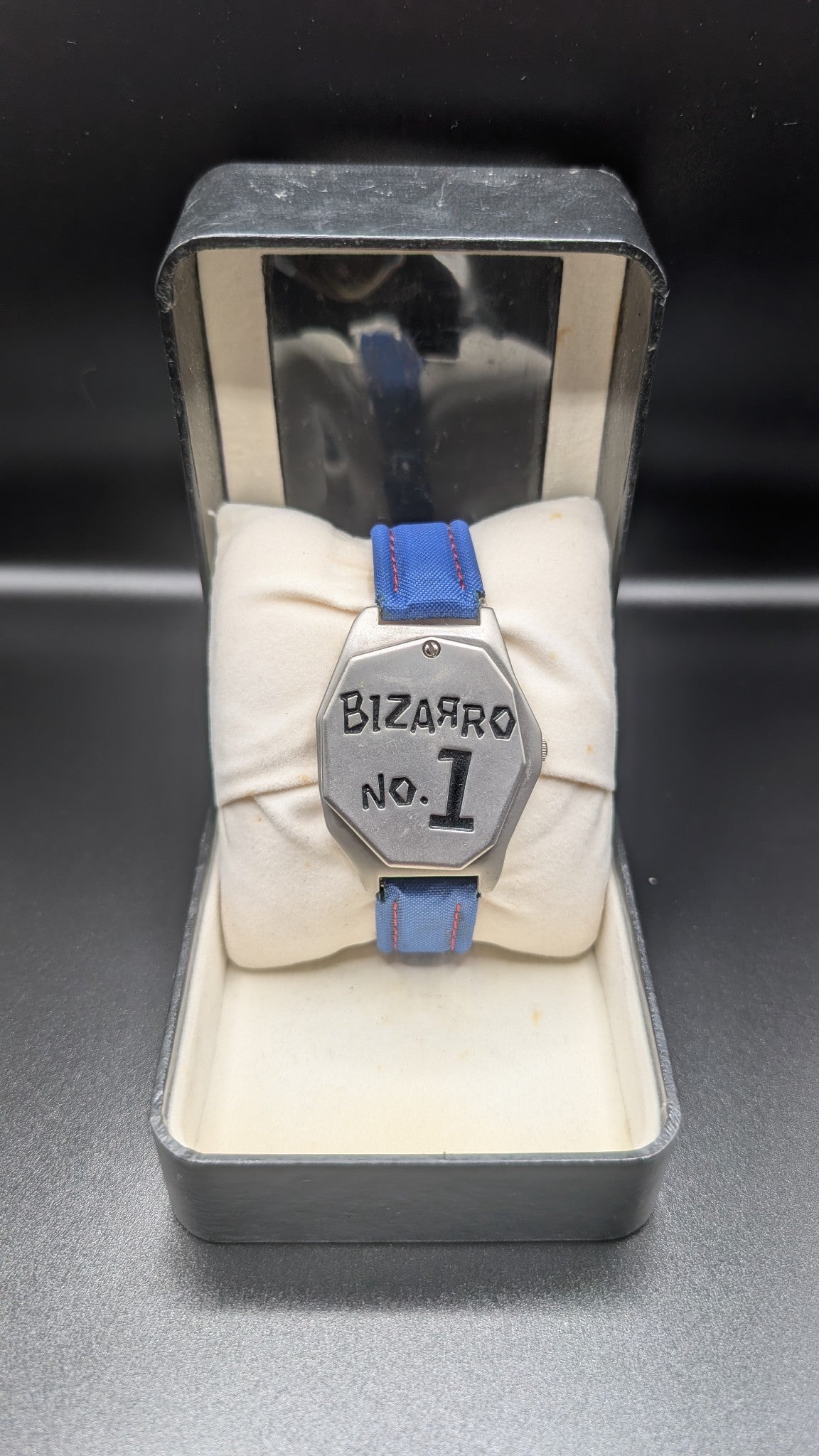 Superman Bizarro No 1 Wrist Watch In Original Case (Warner Brothers DC COMICS)