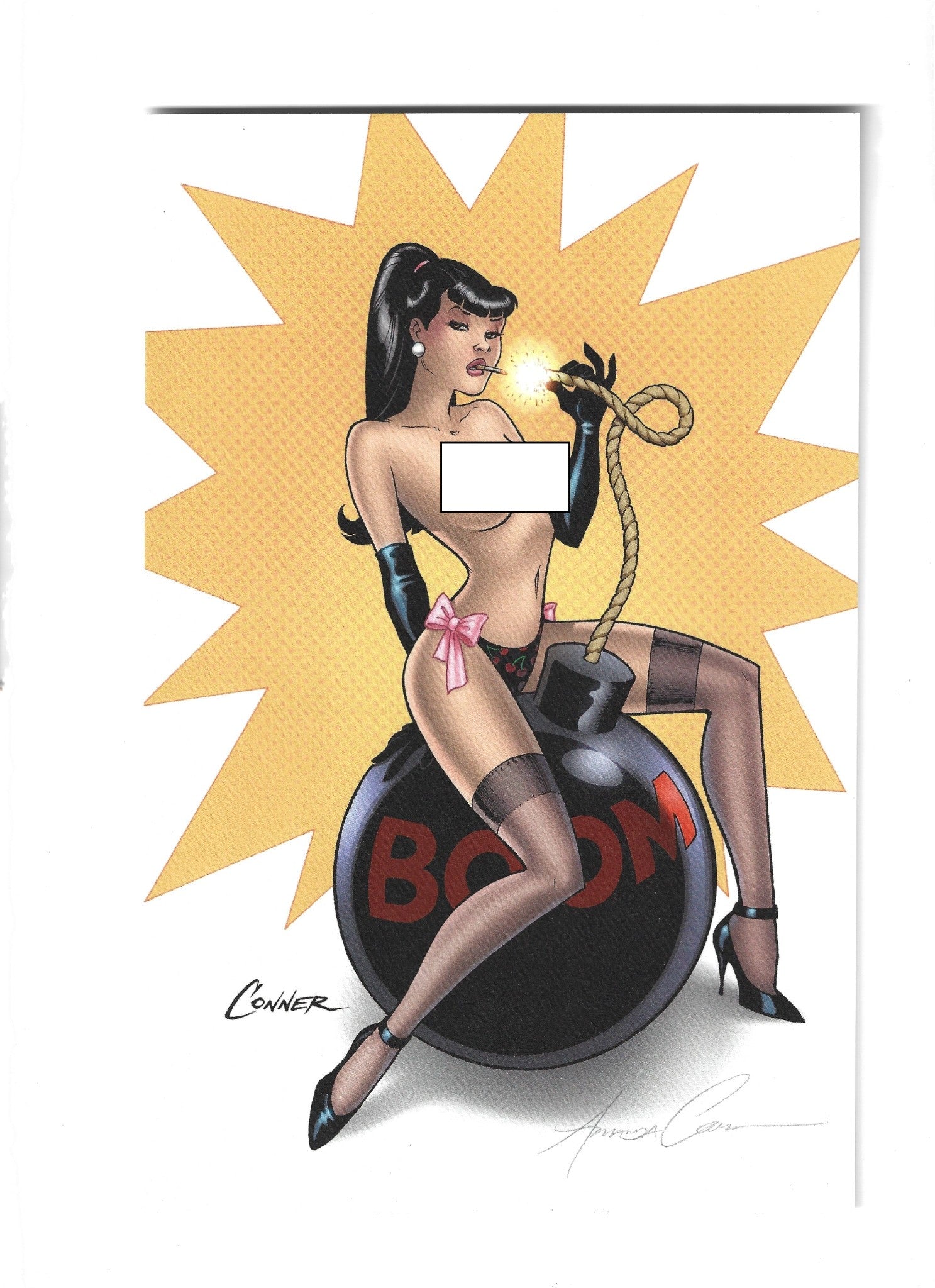 4 Amanda Conner Prints Signed Painkiller Jane, Sex & Violence SEE PHOTOS (LF006)