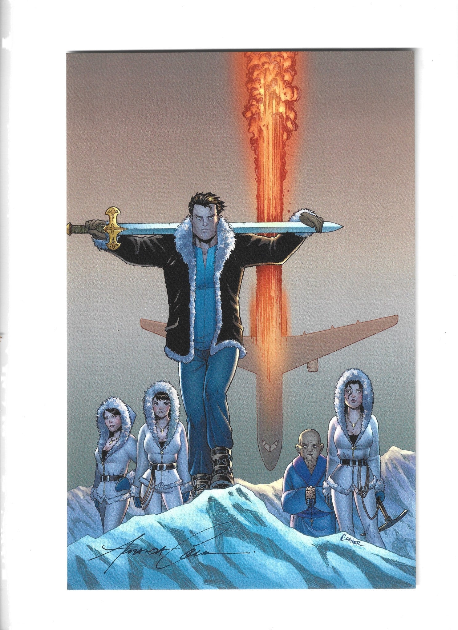 4 Amanda Conner Prints Signed Painkiller Jane, Sex & Violence SEE PHOTOS (LF006)