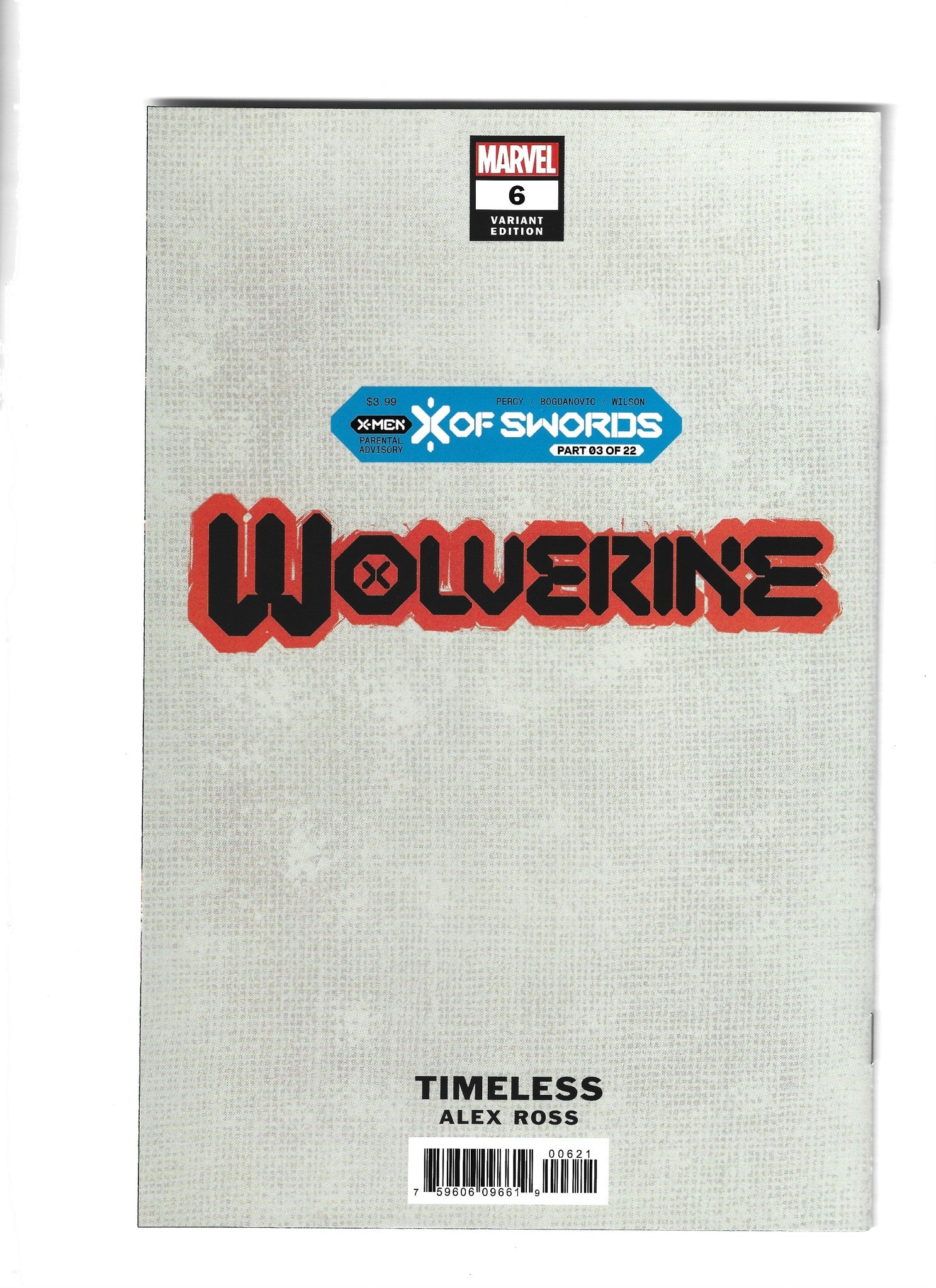 Wolverine #6 (2020) Alex Ross Timeless Wolverine Cover  (LF006)